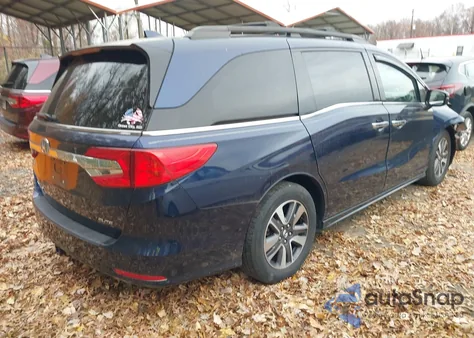 2018 Honda Odyssey Elite from USA, damaged, VIN 5FNRL6H97JB046867